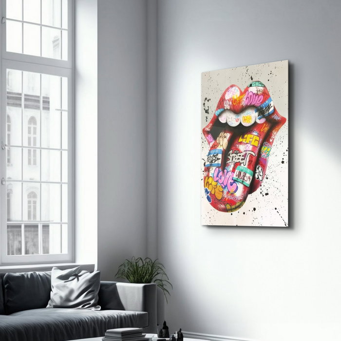 Wallity Pintura Decorativa de Vidrio Templado 46 x 72 cm